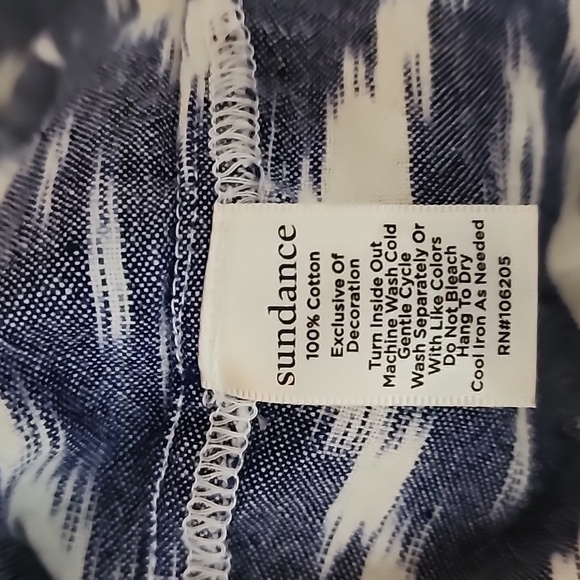 Sundance Isabel Ikat Print Short Sleeve Shirt Dress - Picture 10 of 12